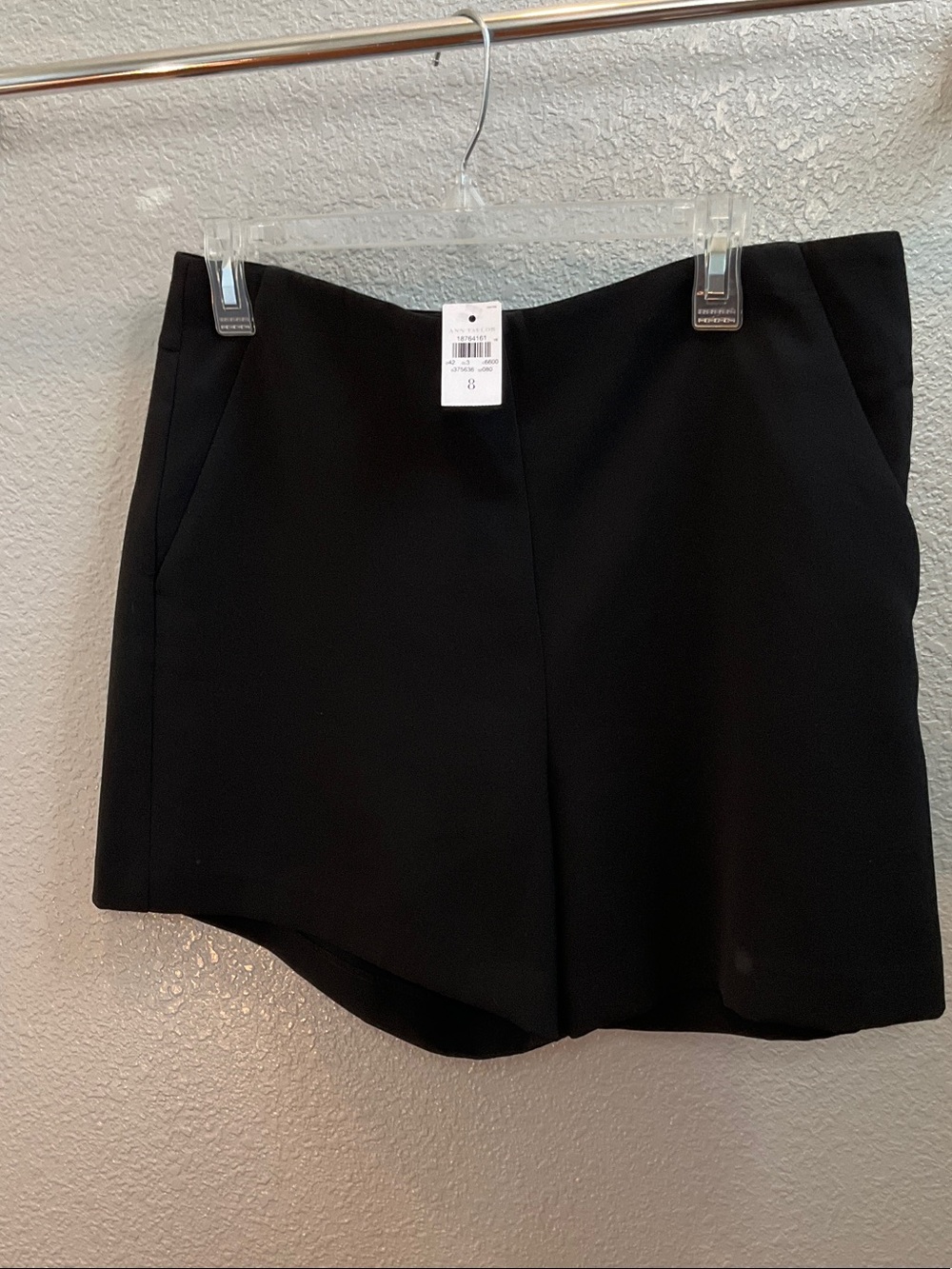 Ann Taylor Black Tailored Skort